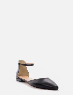 Ballerina tacco 1 cm nero