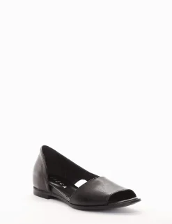 ballerina tacco 1 cm nero