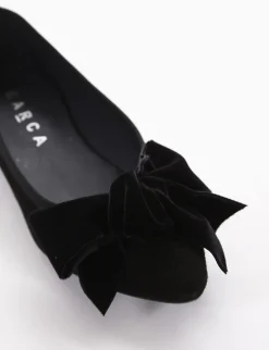 ballerina tacco 1 cm nero