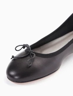 ballerina tacco 1 cm nero