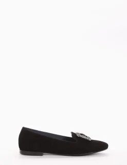ballerina tacco 1 cm nero