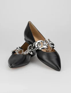 Ballerina tacco 1 cm nero
