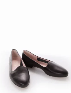 ballerina tacco 1 cm nero