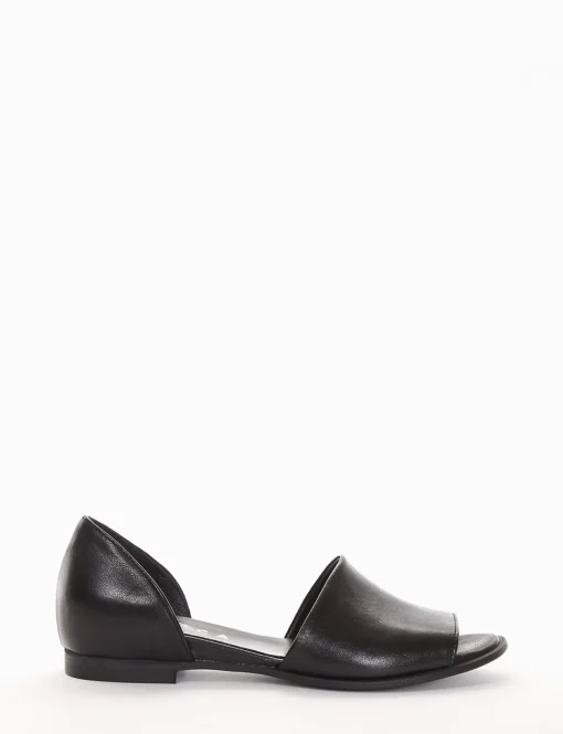 ballerina tacco 1 cm nero