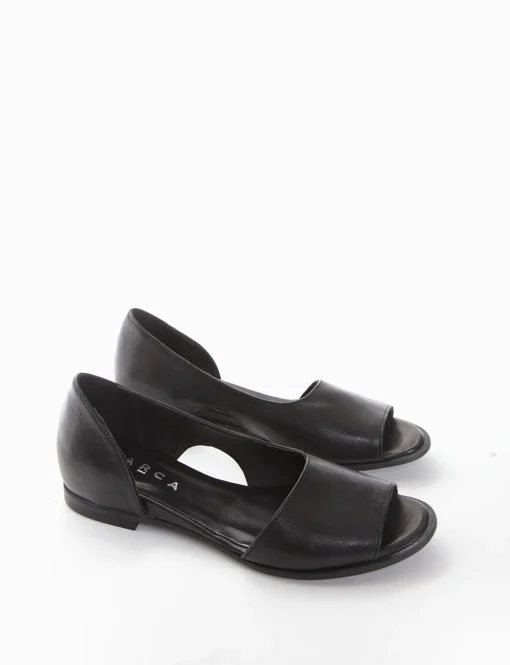 ballerina tacco 1 cm nero