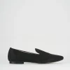Ballerina tacco 1 cm nero pelle