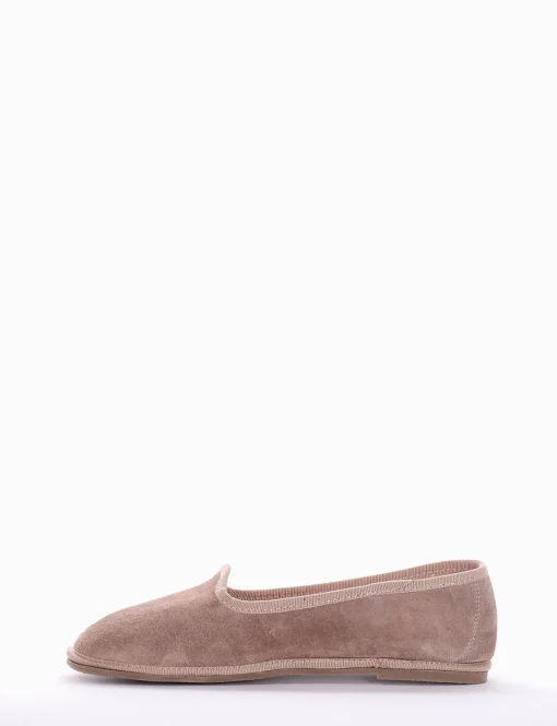Ballerina tacco 1 cm rosa