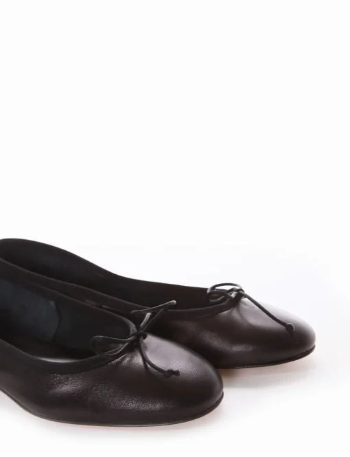 Ballerina tacco 1cm nero