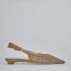 Ballerine tacco 2cm camoscio beige
