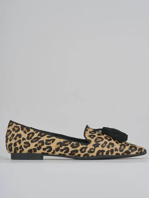 Ballerine tacco 1cm cavallino multicolor
