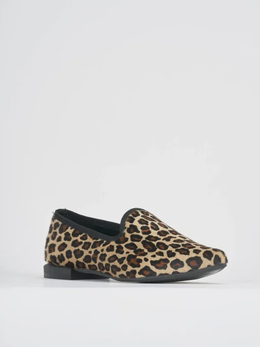 Ballerine tacco 1cm cavallino multicolor