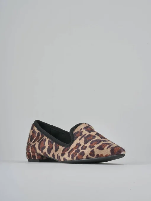 Ballerine tacco 1cm cavallino multicolor