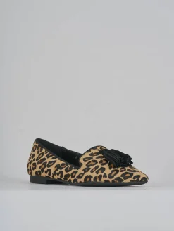Ballerine tacco 1cm cavallino multicolor
