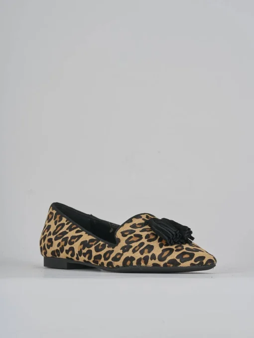 Ballerine tacco 1cm cavallino multicolor