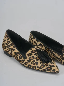 Ballerine tacco 1cm cavallino multicolor
