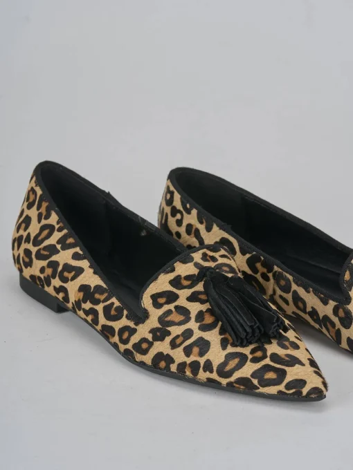 Ballerine tacco 1cm cavallino multicolor
