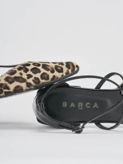 Ballerine tacco 1cm cavallino multicolor