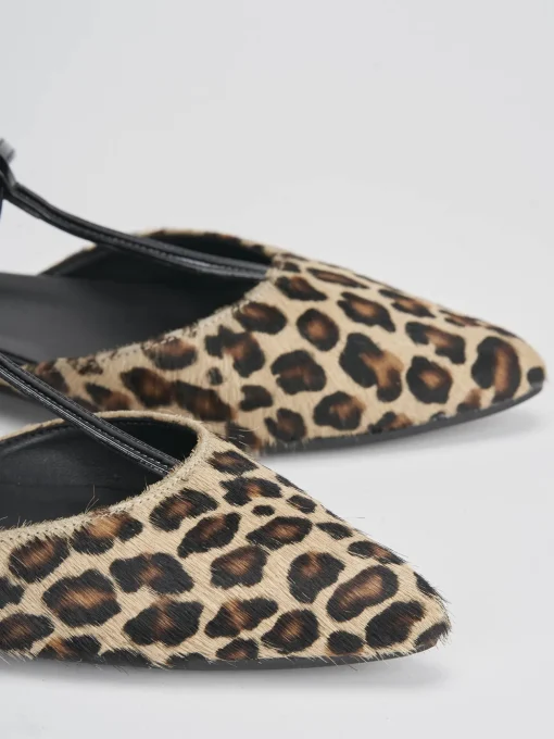 Ballerine tacco 1cm cavallino multicolor