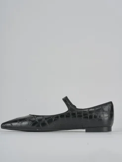 Ballerine tacco 1cm cocco nero