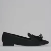 Ballerine tacco 1cm glitter nero