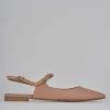 Ballerine tacco 1cm pelle rosa