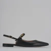 Ballerine tacco 1cm pelle nero