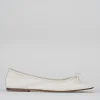 Ballerine tacco 1cm pelle bianco