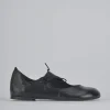Ballerine tacco 1cm pelle nero