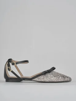 Ballerine tacco 1cm pelle nero