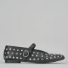 Ballerine tacco 1cm pelle nero