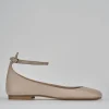 Ballerine tacco 1cm pelle beige