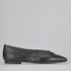 Ballerine tacco 1cm pelle nero