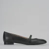 Ballerine tacco 1cm pelle nero