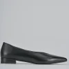 Ballerine tacco 2cm pelle nero