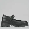 Ballerine tacco 2cm pelle nero