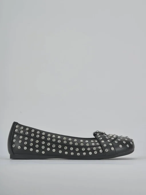 Ballerine tacco 1cm pelle nero