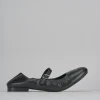 Ballerine tacco 1cm pelle nero