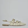 Ballerine tacco 1cm pelle beige