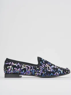 Ballerine tacco 1cm pelle multicolor