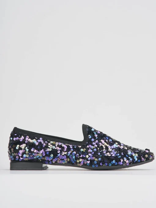 Ballerine tacco 1cm pelle multicolor