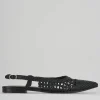 Ballerine tacco 1cm pelle nero