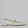 Ballerine tacco 1cm pelle bianco