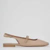 Ballerine tacco 1cm pelle rosa