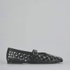 Ballerine tacco 1cm pelle nero