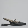 Ballerine tacco 1cm pelle nero