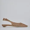 Ballerine tacco 2cm pelle testa