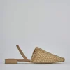 Ballerine tacco 1cm pelle marrone
