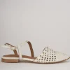 Ballerine tacco 1cm pelle bianco
