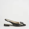 Ballerine tacco 1cm pelle nero