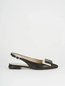 Ballerine tacco 1cm pelle nero